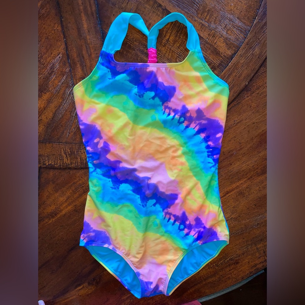 Excellent condition tie dye girls’ XL one piece swim